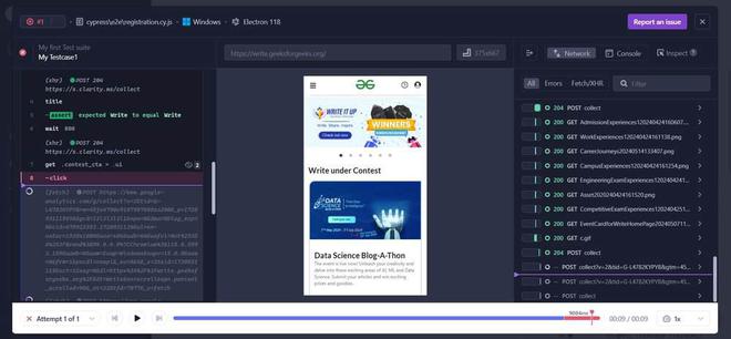 Screenshots and Videos in Cypress - GeeksforGeeks