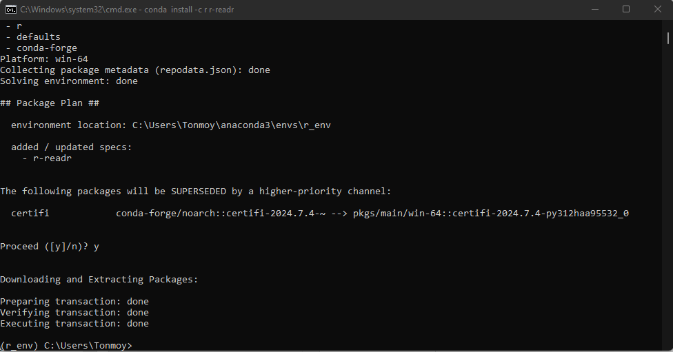 How to Install readr in Anaconda - GeeksforGeeks
