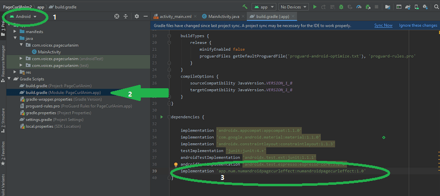 How to Add Page Curl Animation Between Images in Android? - GeeksforGeeks