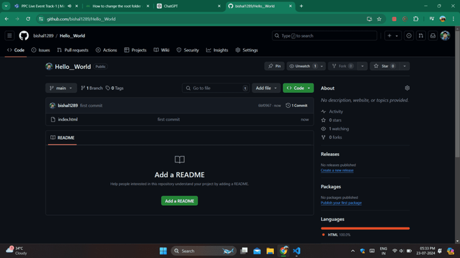 How To Change The Root Folder Of Your Git Repo? - GeeksforGeeks