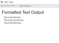 Outputting Multiple Lines of Text with renderText() in R Shiny ...