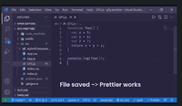 Formatting code with Prettier - GeeksforGeeks