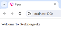 Pipes in Angular - GeeksforGeeks