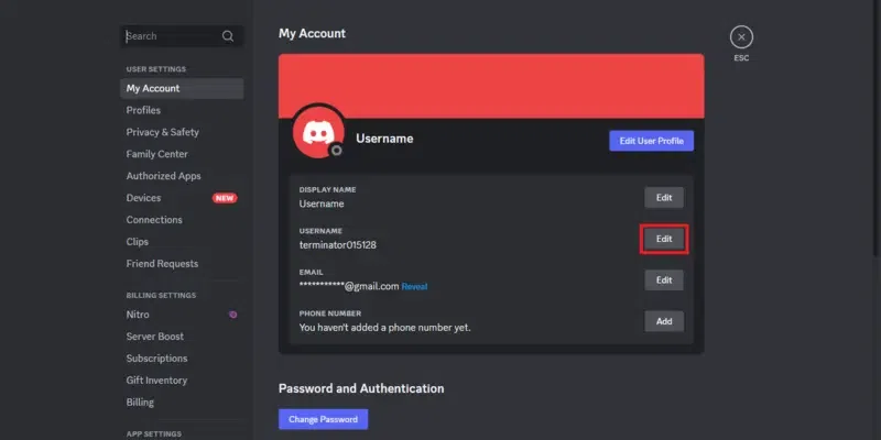 How to Change Discord Username - GeeksforGeeks