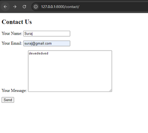 Get Value from Form Field in Django Framework - GeeksforGeeks