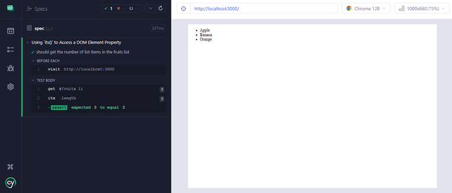 Cypress - its() Method - GeeksforGeeks