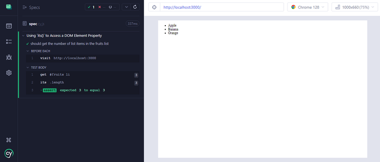 Cypress - its() Method - GeeksforGeeks