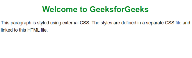 How to Link a CSS to HTML? - GeeksforGeeks