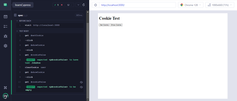 Cypress - clearCookie() Method - GeeksforGeeks