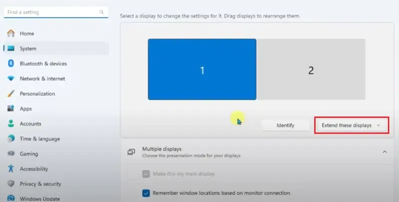 Setting Up Multiple Monitors In Windows 11 GeeksforGeeks