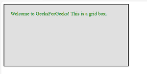 How to Create a Box with HTML and CSS? - GeeksforGeeks