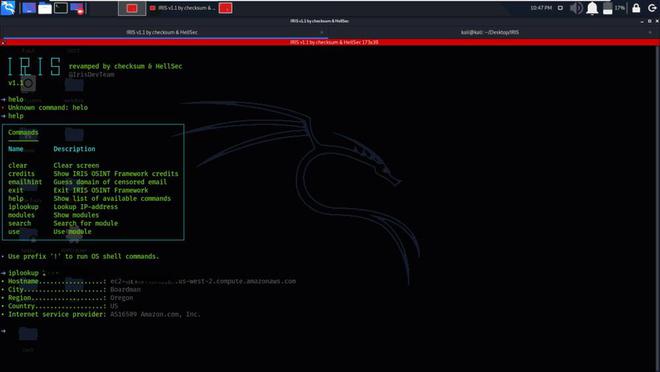 Irisbox IRIS - Open-source intelligence framework - GeeksforGeeks
