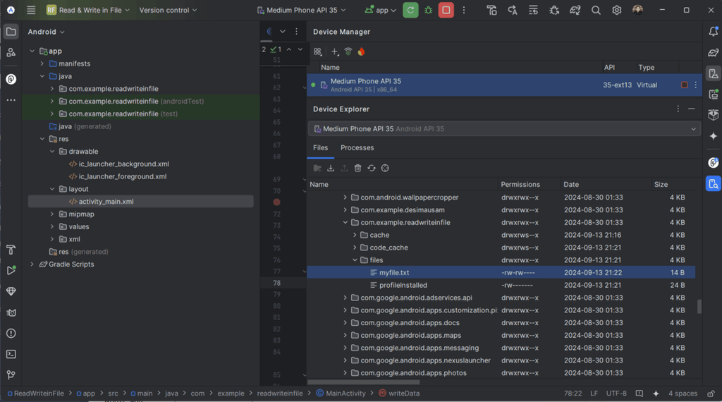Internal Storage in Android with Example - GeeksforGeeks