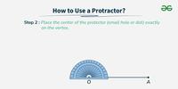 How to Use a Protractor - GeeksforGeeks