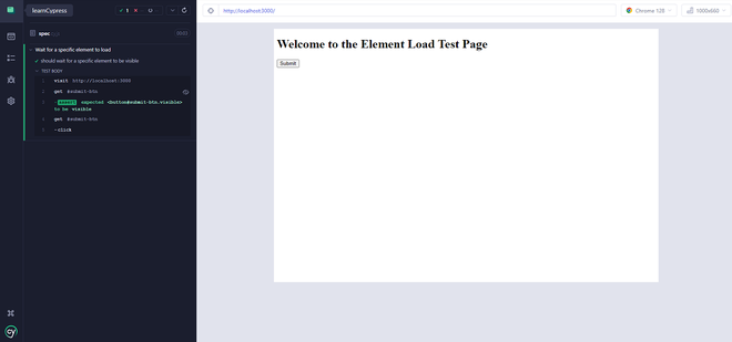 How to wait for a page to load in Cypress? - GeeksforGeeks