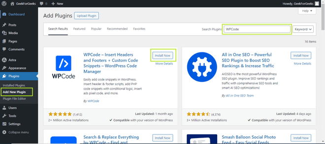 How To Add An Accordion In WordPress Site? - GeeksforGeeks