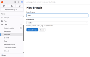How to Manage Branches in GitLab? - GeeksforGeeks