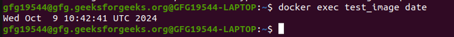 Docker exec - GeeksforGeeks