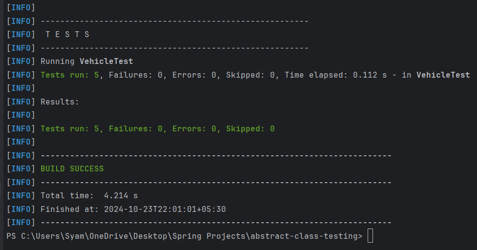 Test Results