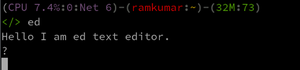 ed command in Linux with examples - GeeksforGeeks