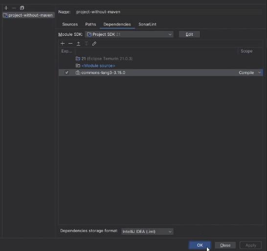 Add the JAR to the project classpath.- 2