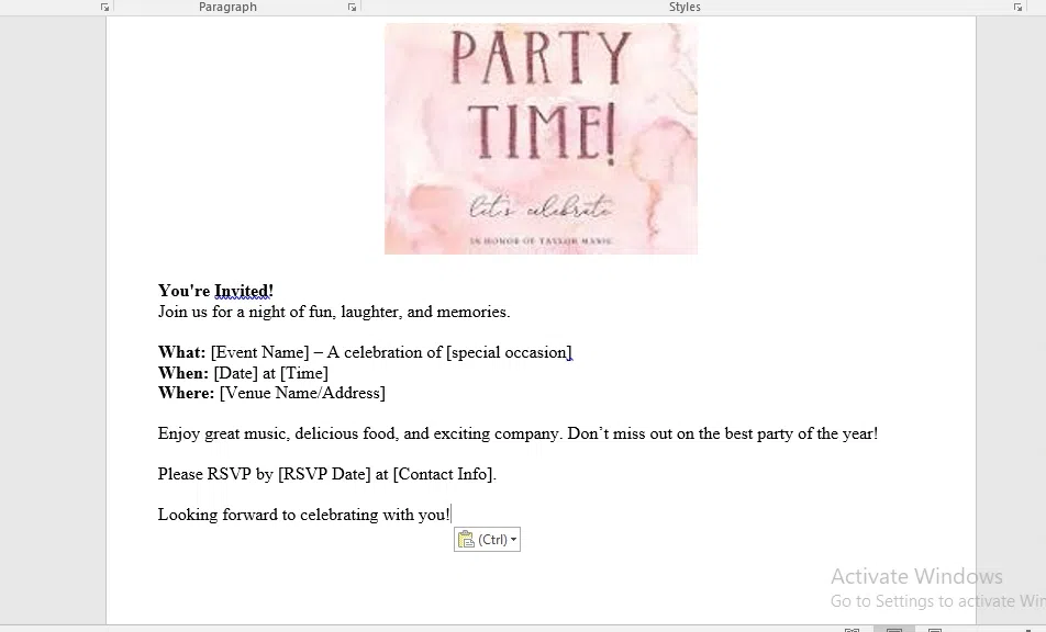 How to Make a Flyer with Microsoft Word