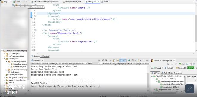 Grouping and Prioritizing Tests in TestNG - GeeksforGeeks
