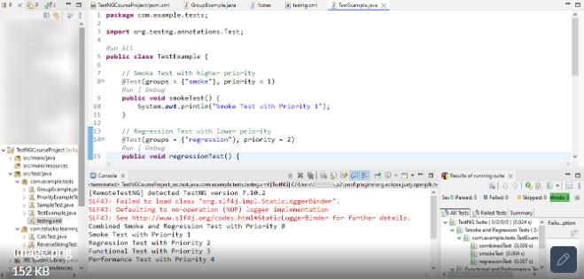 Grouping and Prioritizing Tests in TestNG - GeeksforGeeks