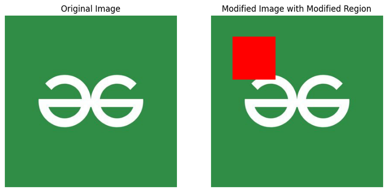 How to Edit a Pixel Value using OpenCV - GeeksforGeeks