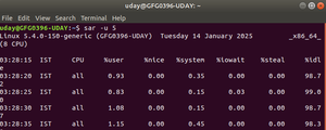 Linux Command to Check CPU Utilization - GeeksforGeeks