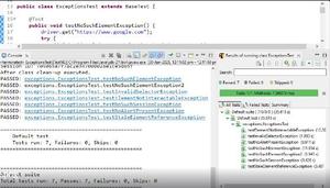 Exceptions in WebDriver - GeeksforGeeks