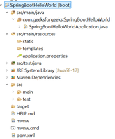 Spring Boot - Hello World - GeeksforGeeks