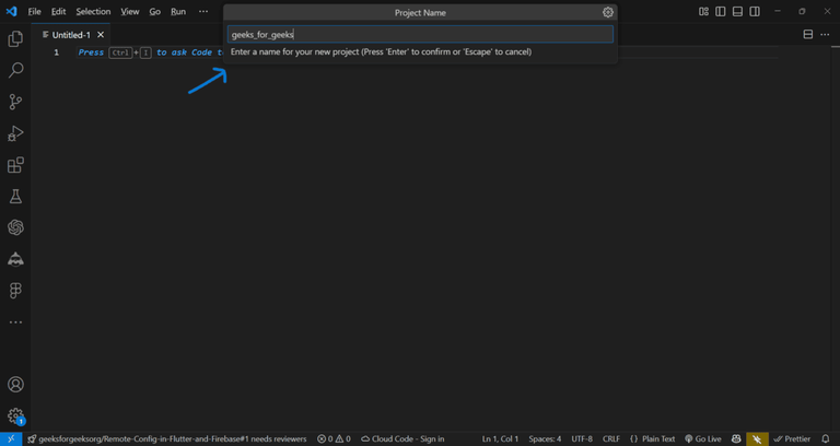 Creating a Simple Application in Flutter - GeeksforGeeks