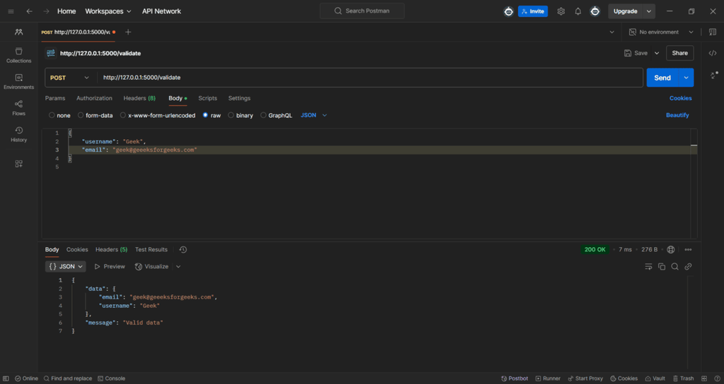 Flask Serialization and Deserialization - GeeksforGeeks