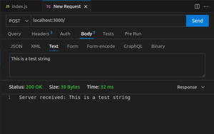 Express.js express.text() Function - GeeksforGeeks
