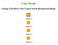 How to Change the Checked Mark Color of a Checkbox using CSS ...