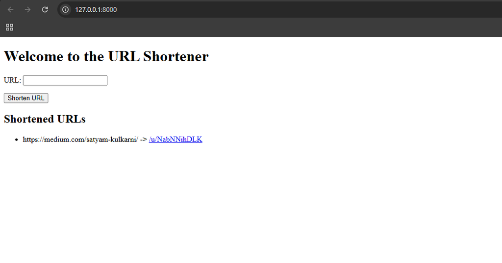 Build a URL Shortener with Django - GeeksforGeeks
