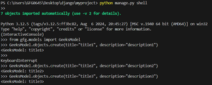List View - Function based Views Django - GeeksforGeeks
