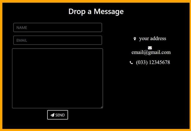 Simple Contact Form using HTML CSS and PHP - GeeksforGeeks