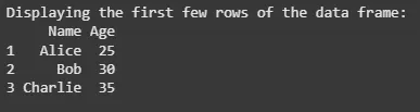 dataframe