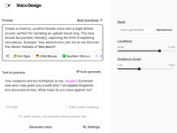 Voice Ripple Design Voice Design with ElevenLabs - GeeksforGeeks