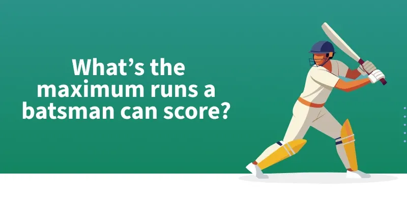 Puzzle - Maximum run in cricket