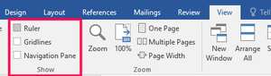 Ruler and Gridlines in MS Word - GeeksforGeeks