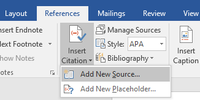 Insert and Manage Citations in MS Word - GeeksforGeeks