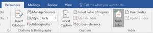 Index in MS Word - GeeksforGeeks