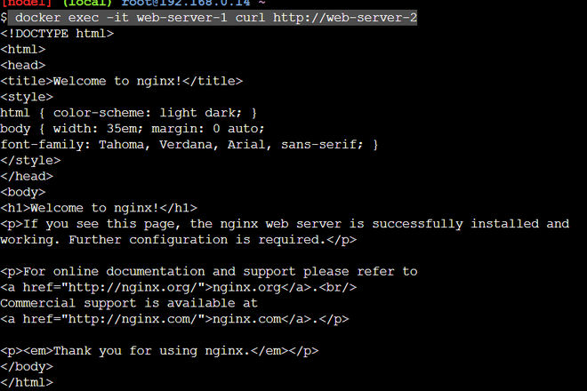 Creating a Network in Docker and Connecting a Container to That Network ...