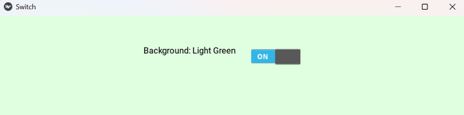 Switch Widget in Kivy - Python - GeeksforGeeks