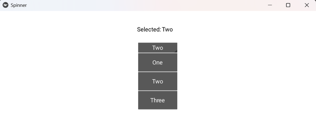 Spinner Widget in Kivy - Python - GeeksforGeeks