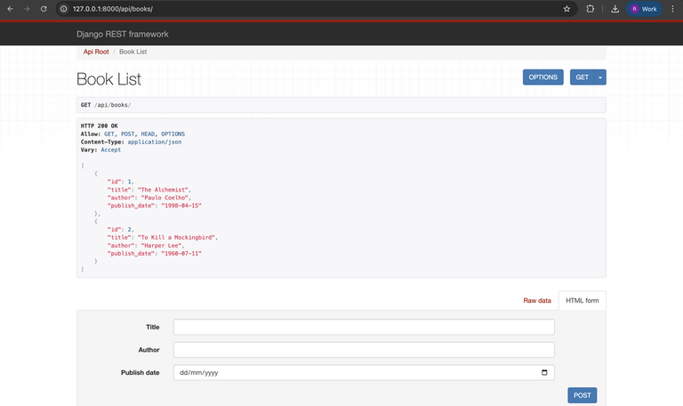 Building a Simple API with Django REST Framework - GeeksforGeeks